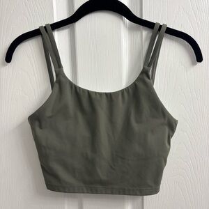 NVGTN Poise Sports Bra XS Longline Double Strap Green